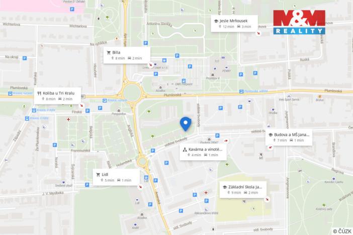 Pronájem bytu 2+kk, Prostějov, sídl. Svobody, 55 m2