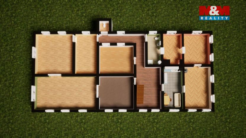 Prodej rodinného domu, Staré Křečany - Brtníky, 450 m2