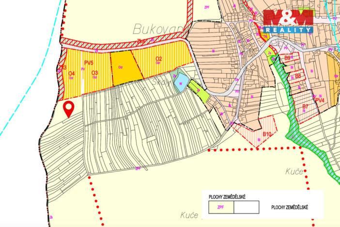 Prodej pole, Bukovany, 1791 m2