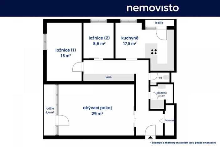 Pronájem bytu 3+1, Ostrava, Studentská, 95 m2