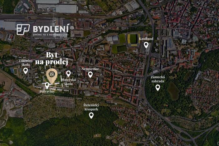 Prodej bytu 3+kk, Teplice, Buzulucká, 53 m2