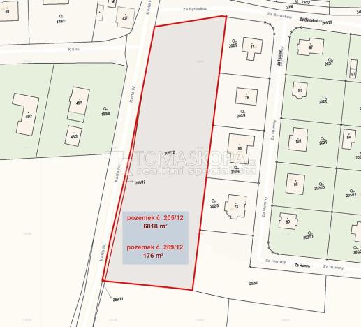 Prodej pozemku pro bydlení, Vysoký Újezd, 6994 m2