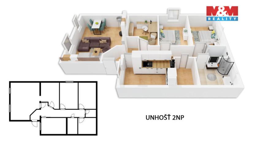 Prodej rodinného domu, Unhošť, Havlíčkova, 221 m2