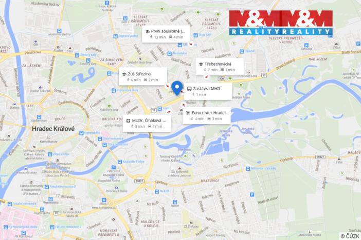 Prodej bytu 3+1, Hradec Králové - Slezské Předměstí, Polní, 60 m2