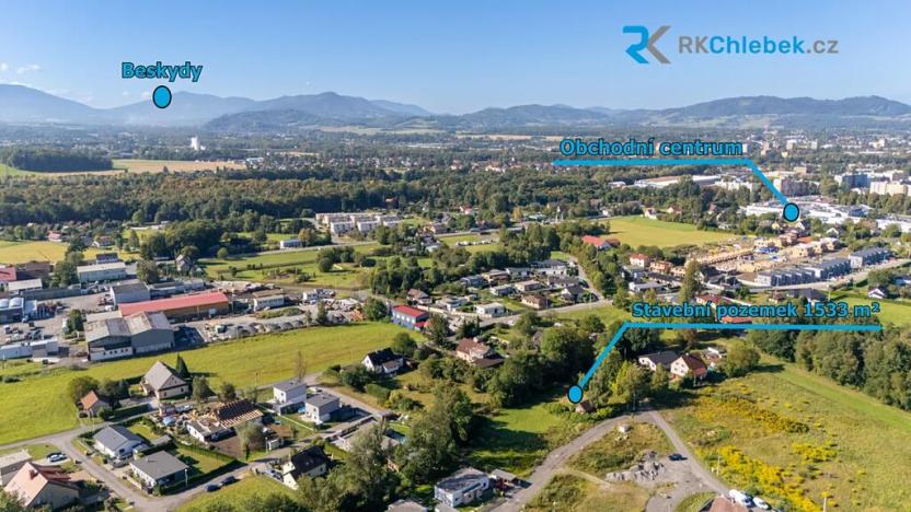 Prodej pozemku pro bydlení, Frýdek-Místek, Nové Dvory-Kamenec, 1533 m2