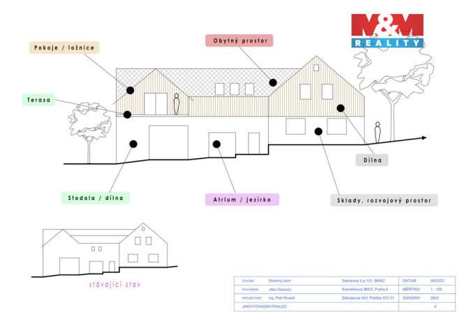 Prodej rodinného domu, Sebranice, 130 m2