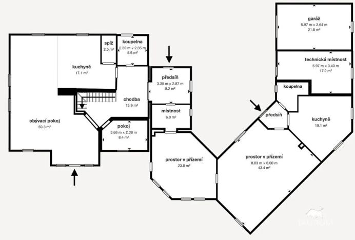 Prodej rodinného domu, Vejprnice, Křimická, 334 m2