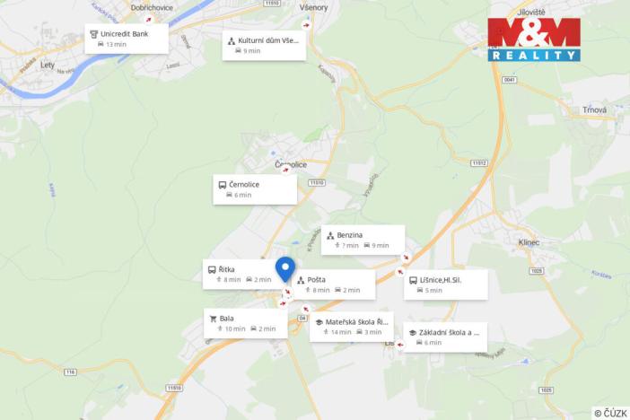 Pronájem bytu 2+kk, Řitka, Ke Stráni, 42 m2