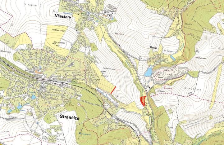 Prodej louky, Všestary, 6261 m2