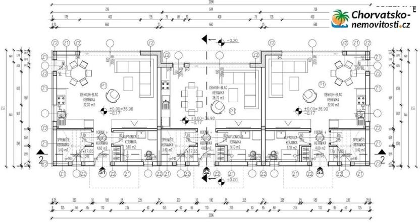 Prodej rodinného domu, Mandre, Chorvatsko, 88 m2