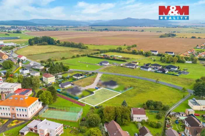 Prodej pozemku pro bydlení, Osek, 1080 m2