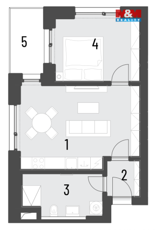 Prodej bytu 2+kk, Brandýs nad Labem-Stará Boleslav, Dřevčická, 44 m2