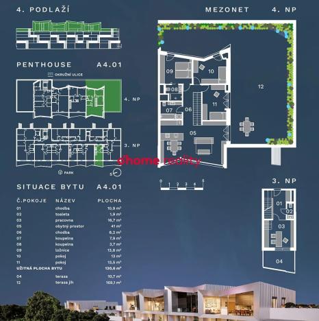 Prodej bytu 5+kk, Olomouc, Okružní, 131 m2