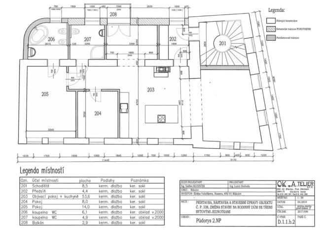 Pronájem bytu 3+kk, Mikulov, Brněnská, 91 m2