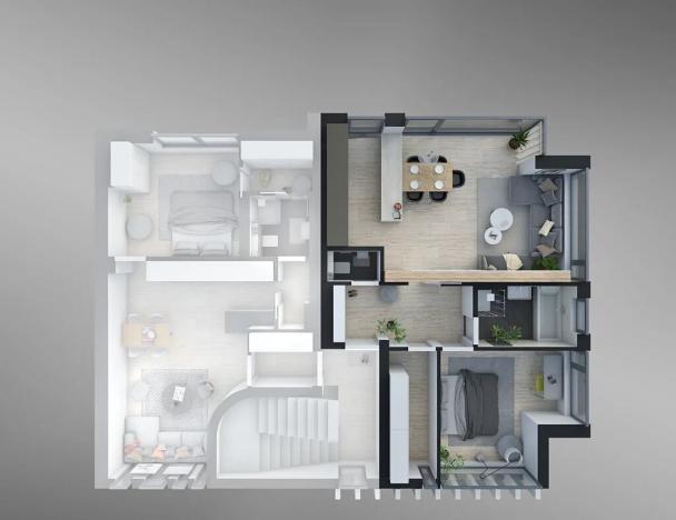 Pronájem bytu 2+kk, Praha - Zličín, Na Radosti, 67 m2