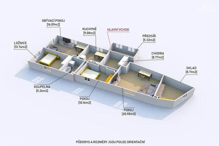 Prodej rodinného domu, Kozlovice, 98 m2