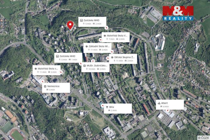 Prodej bytu 3+1, Ústí nad Labem - Severní Terasa, Jana Zajíce, 71 m2