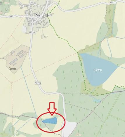 Prodej podílu lesa, Čížkov, 1076 m2