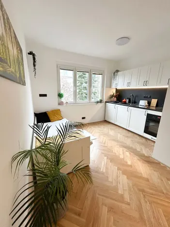 Pronájem bytu 1+kk, Praha - Strašnice, Sečská, 17 m2