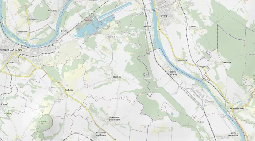 Prodej lesa, Bechlín, 31569 m2