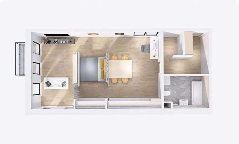 Pronájem bytu 1+kk, Jablonec nad Nisou, Krkonošská, 62 m2