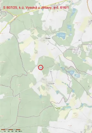 Prodej lesa, Jihlava, 3272 m2