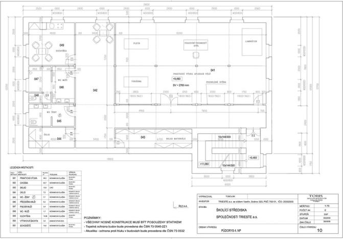 Prodej obchodního prostoru, Zlín, Bezručova, 1976 m2