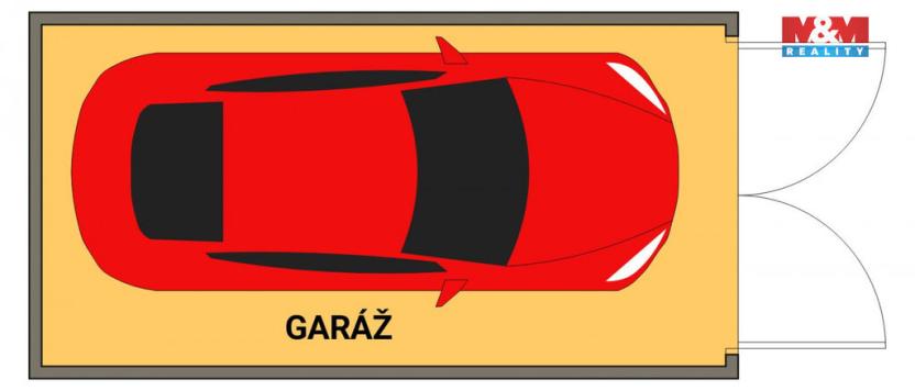 Prodej garáže, Velešín, 16 m2