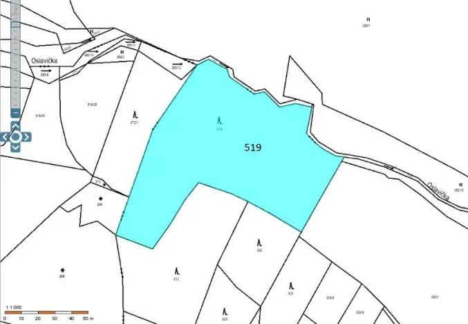 Prodej lesa, Přeckov, 8700 m2