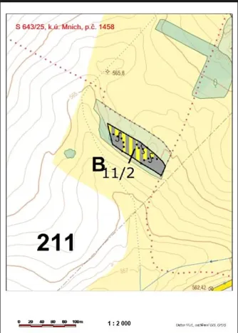 Prodej lesa, Mnich, 3111 m2