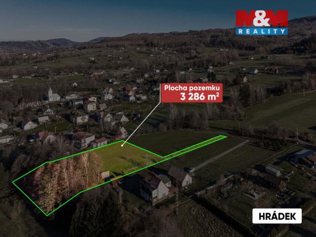 Prodej pozemku pro bydlení, Hrádek, 3286 m2