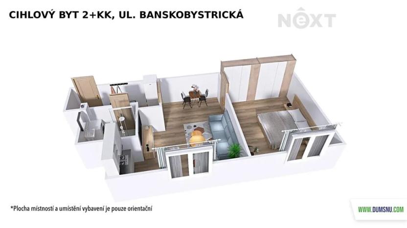 Prodej bytu 2+kk, Šumperk, Banskobystrická, 44 m2