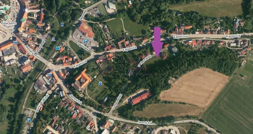 Prodej pozemku pro bydlení, Dačice, U Třech křížů, 713 m2