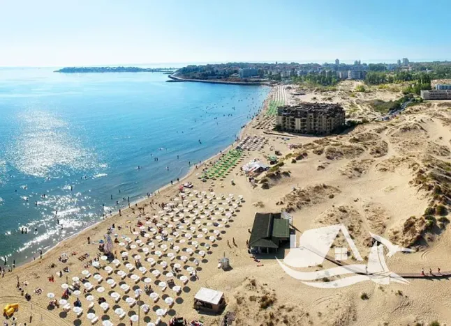 Prodej bytu 1+kk, Sveti Vlas, Bulharsko, 37 m2