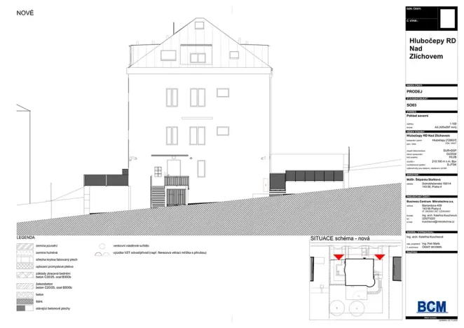 Prodej rodinného domu, Praha - Hlubočepy, Nad Zlíchovem, 362 m2