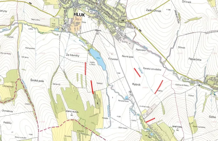 Prodej pole, Hluk, 19650 m2