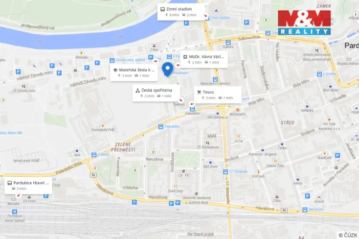 Prodej bytu 2+kk, Pardubice, K Polabinám, 43 m2