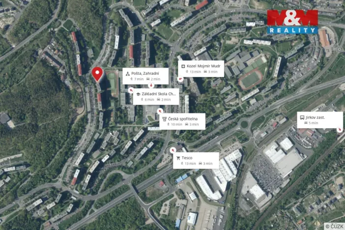 Prodej bytu 3+1, Chomutov, Zahradní, 76 m2