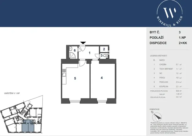 Prodej bytu 2+kk, Praha - Vršovice, Žitomírská, 54 m2