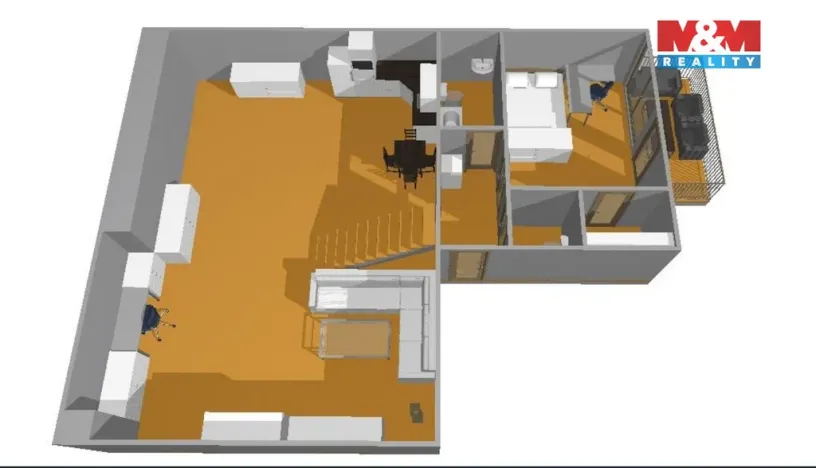 Prodej bytu 2+kk, Praha - Střešovice, Za Pohořelcem, 114 m2