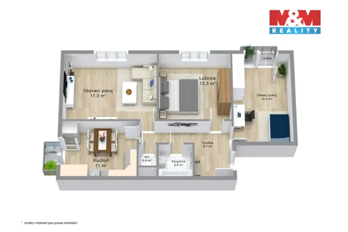 Prodej bytu 3+1, Ostrov, Vančurova, 68 m2