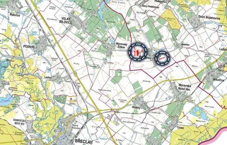 Prodej pole, Prušánky, 6439 m2