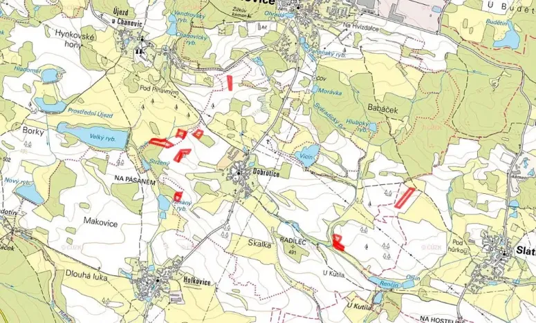 Prodej pole, Chanovice, 36157 m2