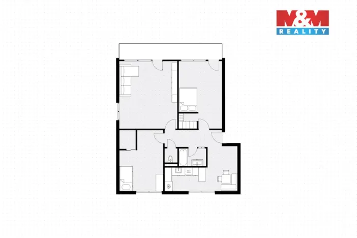 Prodej bytu 3+1, Praha - Klánovice, Medinská, 81 m2
