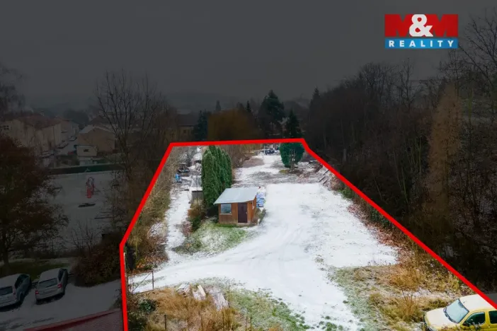 Pronájem pozemku, Plzeň, U Pošty, 1000 m2