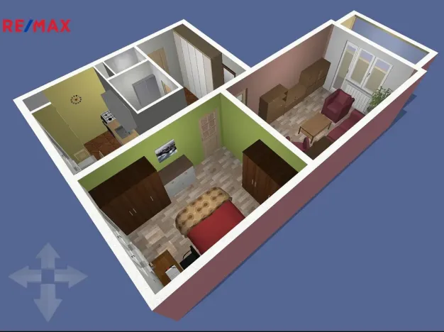 Pronájem bytu 2+1, Ostrava - Zábřeh, Patrice Lumumby, 52 m2