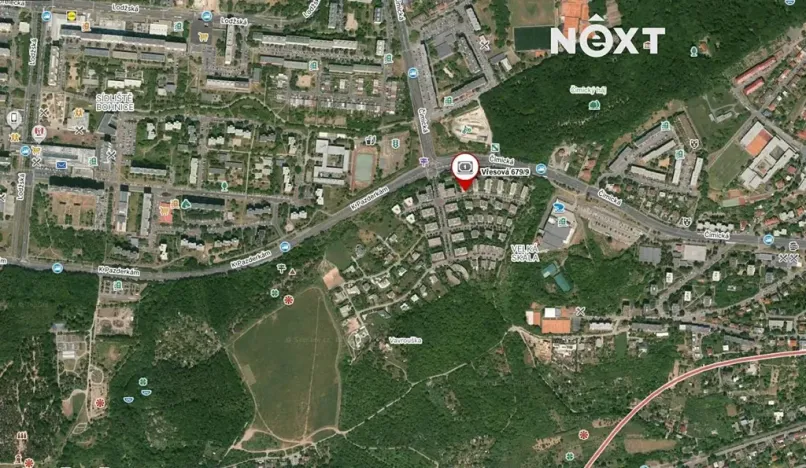 Prodej garážového stání, Praha - Troja, Vřesová, 12 m2