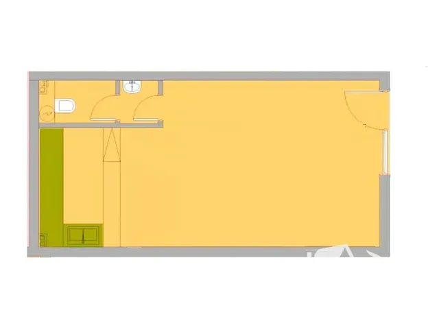 Prodej bytu 1+kk, Bjala, Bulharsko, 43 m2