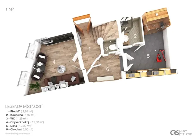 Prodej rodinného domu, Praha - Vršovice, Na stráni, 71 m2