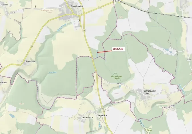 Dražba lesa, Stehlovice, 1983 m2